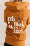 Hey Boo Full Zip Hoodie